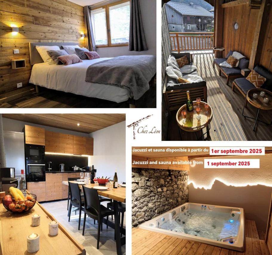 Chez Leon, Jacuzzi Et Sauna Des Le 1Er Septembre 2025 萨莫安斯 外观 照片